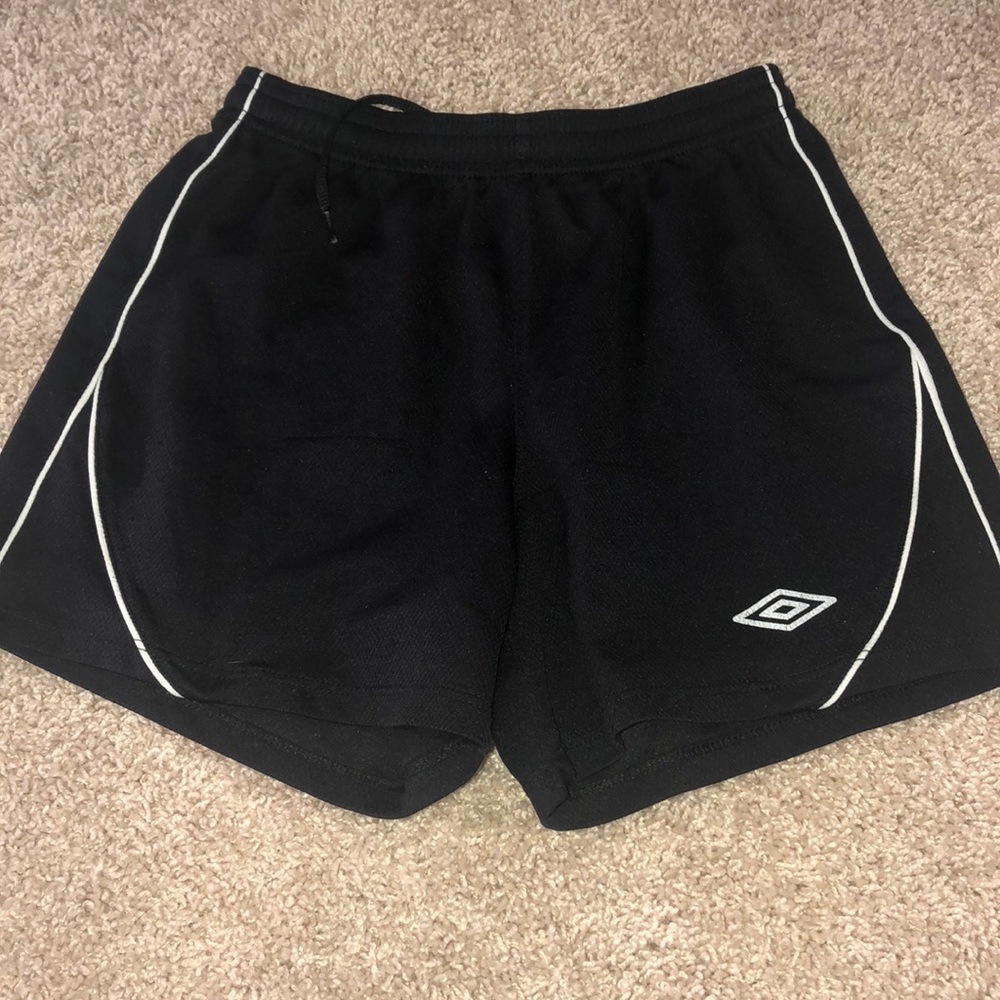 Umbro black running shorts